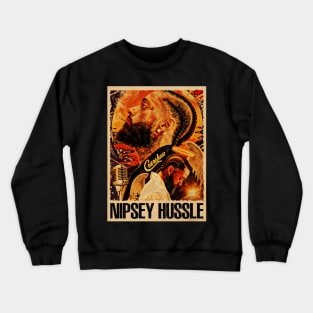 Marathon Mindset Nipsey Hussle's Strength In Images Crewneck Sweatshirt